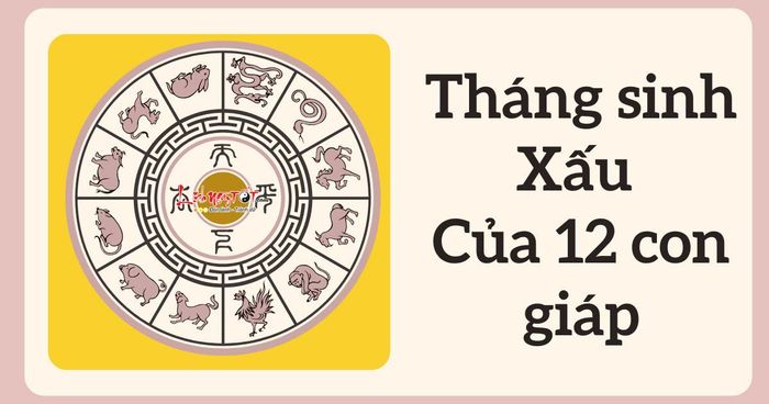 tháng sinh không tốt của 12 con giáp