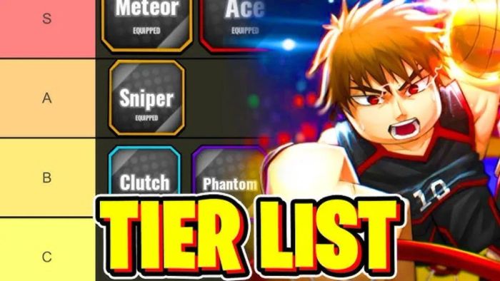 Bảng tổng hợp danh sách Basketball Zero Tier List