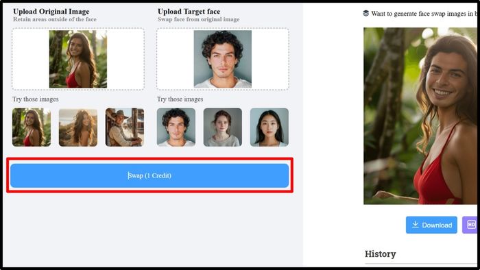 Mẹo dùng Remaker AI hoán đổi mặt bước 4