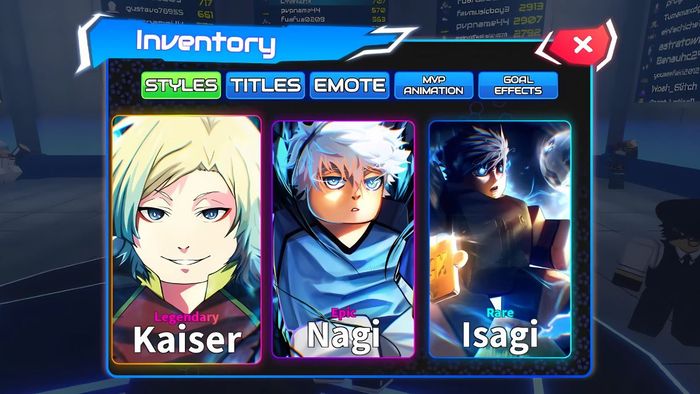 Danh sách xếp hạng Project Egoist tier list