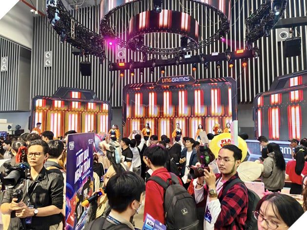 Gian hàng của VNGGames đã thu hút hàng nghìn lượt khách tham quan trong suốt sự kiện.