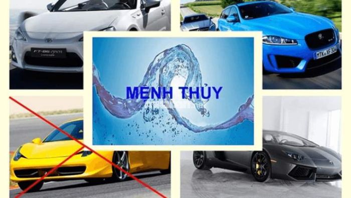 Mệnh Thủy hợp với những màu xe nào để mang đến tài lộc cho người sở hữu?