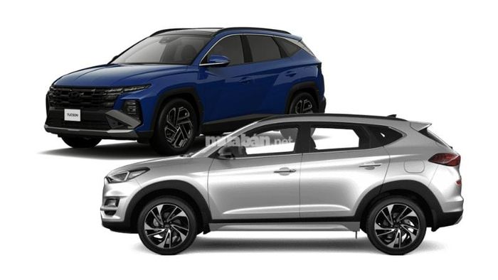 Hyundai Tucson (màu bạc, xanh dương)