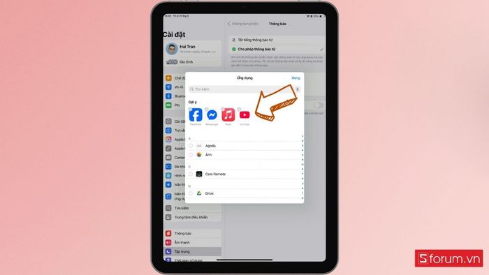 cá nhân hóa màn hình khóa iPad Air M3 hình ảnh 16