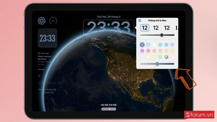 cá nhân hóa màn hình khóa iPad Air M3 hình ảnh 7