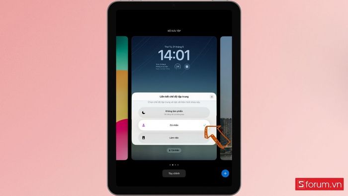 cá nhân hóa màn hình khóa iPad Air M3 hình ảnh 13