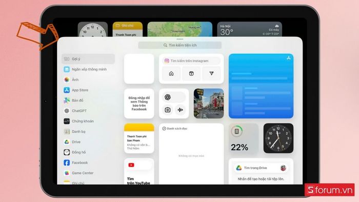 cá nhân hóa màn hình khóa iPad Air M3 hình ảnh 9