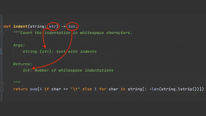 Lựa chọn tên biến có ý nghĩa rõ ràng khi sử dụng Return