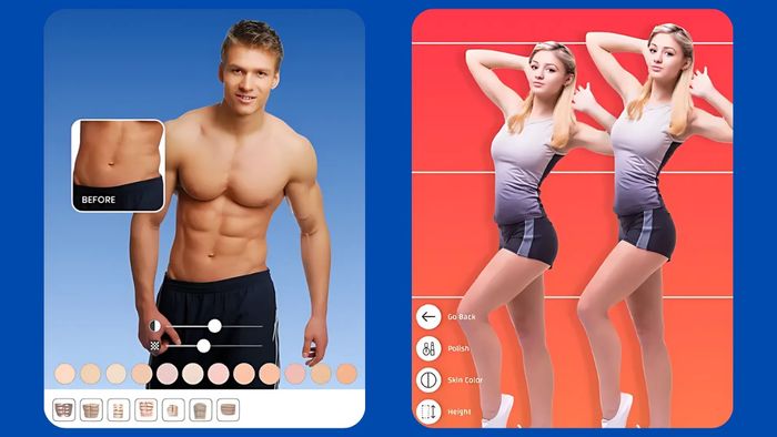 Body Editor là ứng dụng giúp chỉnh sửa và bóp mặt một cách đơn giản, tương tự như trong Photoshop.
