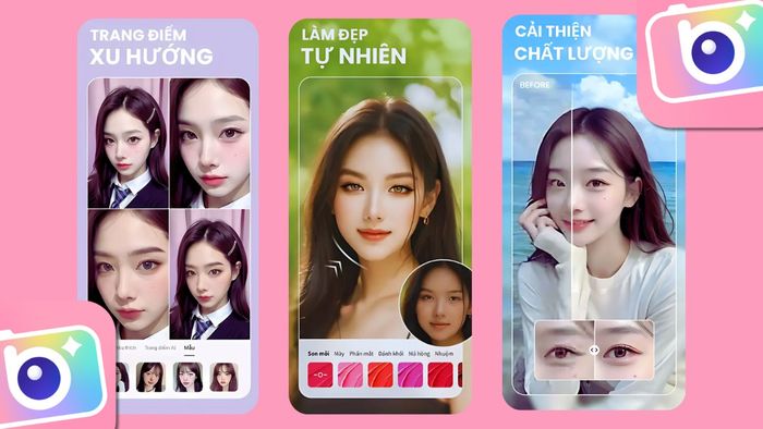 Beauty Plus là ứng dụng chỉnh sửa ảnh với khả năng bóp mặt, đem lại kết quả giống như khi sử dụng Photoshop.