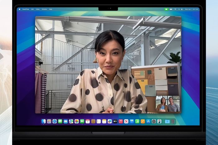 Sử dụng tính năng Trung tâm Màn hình trong các cuộc gọi video trên MacBook Air M4 - 3