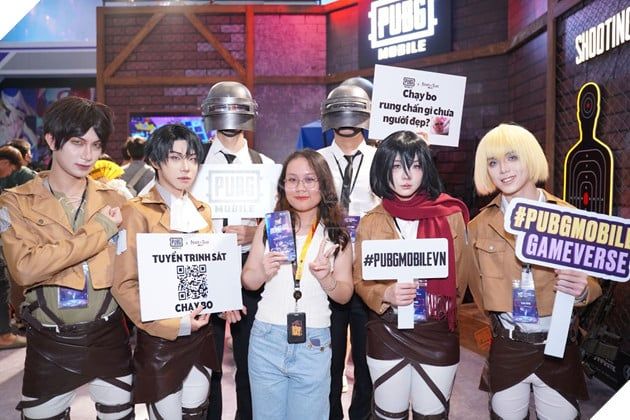 PUBG Mobile khuấy động Vietnam Gameverse 2025 với trải nghiệm đậm chất Attack on Titan 6