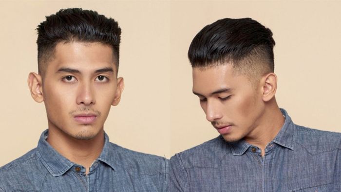 Slick Back Pompadour
