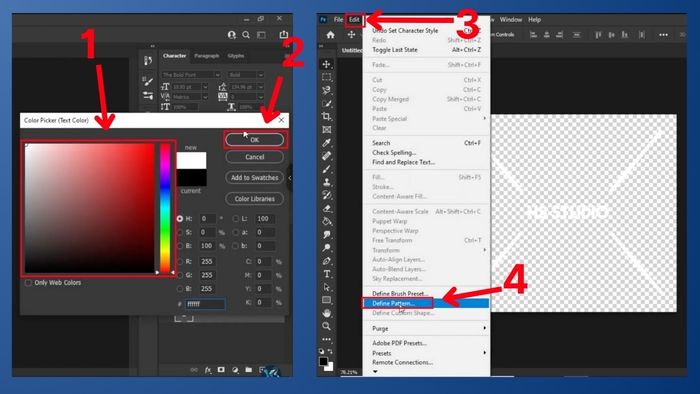 Hướng dẫn tạo Watermark chữ trong Photoshop
