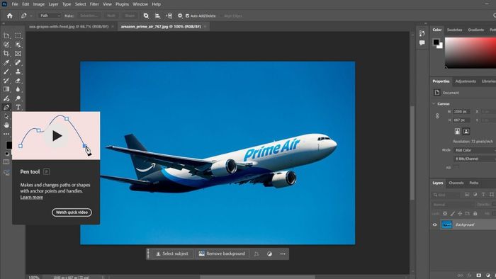Sử dụng công cụ Pen Tool để vẽ đường dẫn và tạo hình ảnh vector chính xác