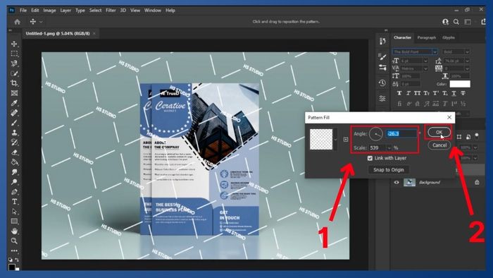 Hướng dẫn tạo Watermark chữ trong Photoshop