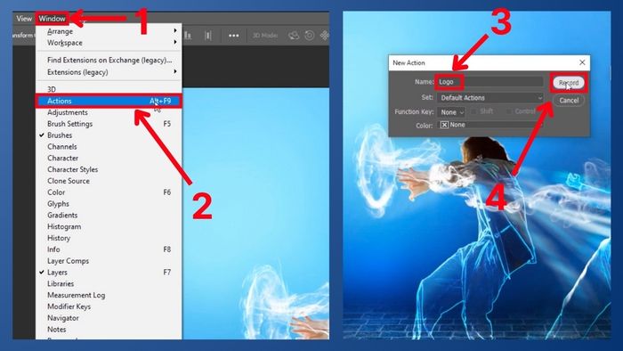 Cách tạo Watermark bằng Logo/Ảnh trong Photoshop