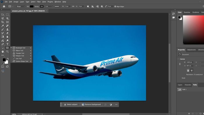 Sử dụng công cụ Shape Tool để tạo các hình dạng cơ bản trong thiết kế vector