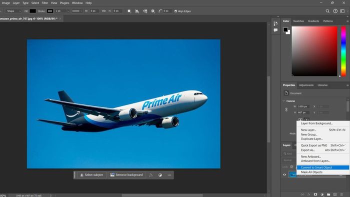 Mô phỏng bằng Smart Object để tạo hiệu ứng vector trong Photoshop