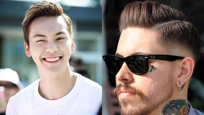 Tóc Pompadour ngắn