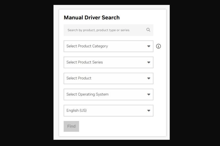 Cập nhật driver cho card màn hình NVIDIA - bước 1