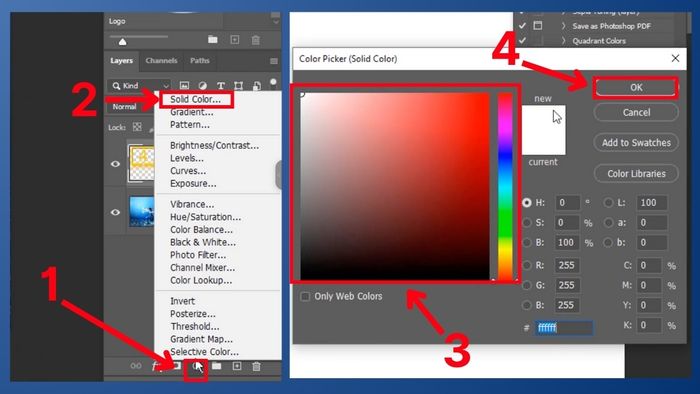 Cách tạo Watermark bằng Logo/Ảnh trong Photoshop