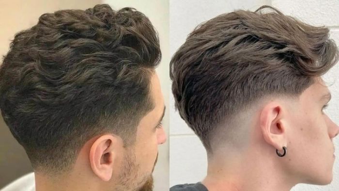 Tóc Pompadour xoăn sóng