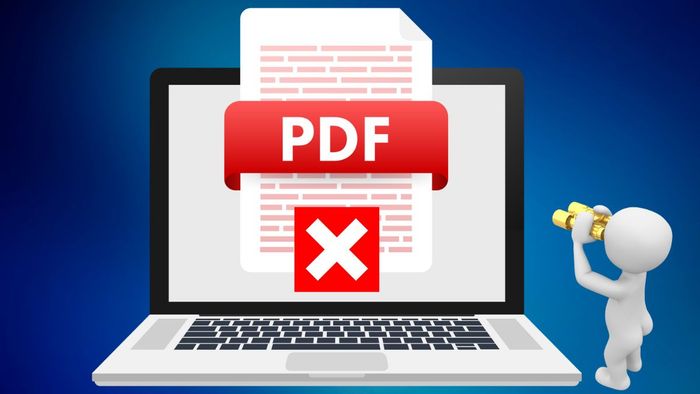 Không thể mở file PDF