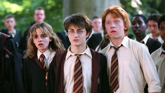 Rupert Grint, Daniel Radcliffe và Emma Watson trong Harry Potter