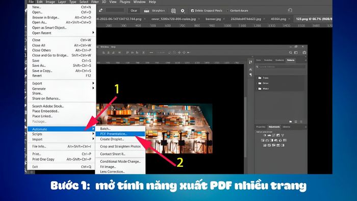 Lưu file PDF cho nhiều trang