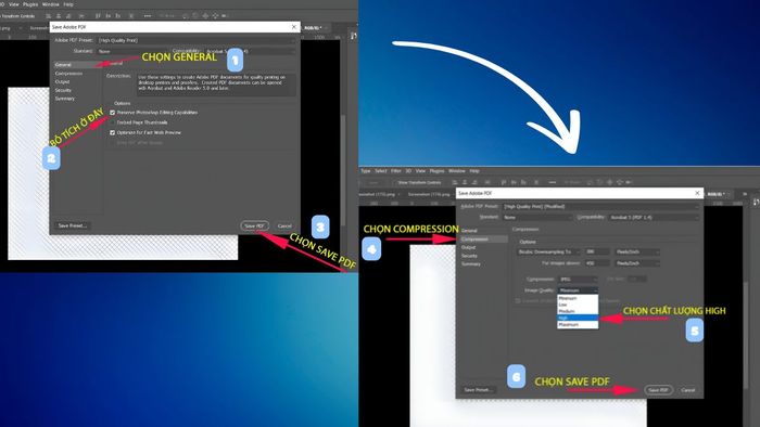 File PDF có dung lượng quá lớn