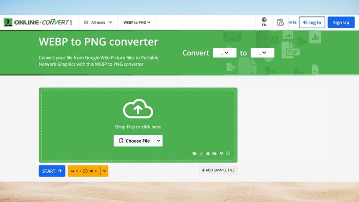 công cụ chuyển đổi Webp sang PNG online không mất phí 7