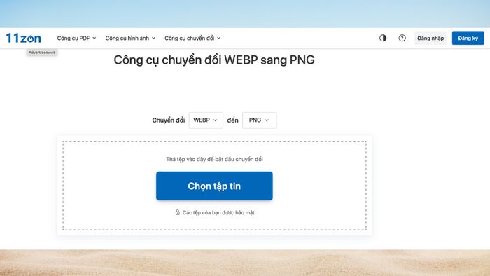 công cụ chuyển đổi Webp sang PNG online không mất phí 3