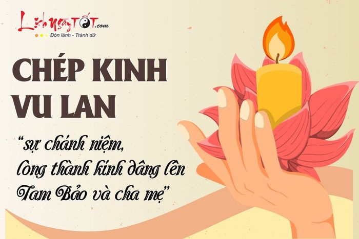 Chép kinh Vu Lan