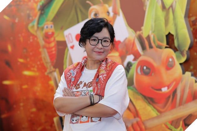 Nữ đạo diễn của bộ phim hoạt hình Dế Mèn đã có mặt tại buổi công chiếu