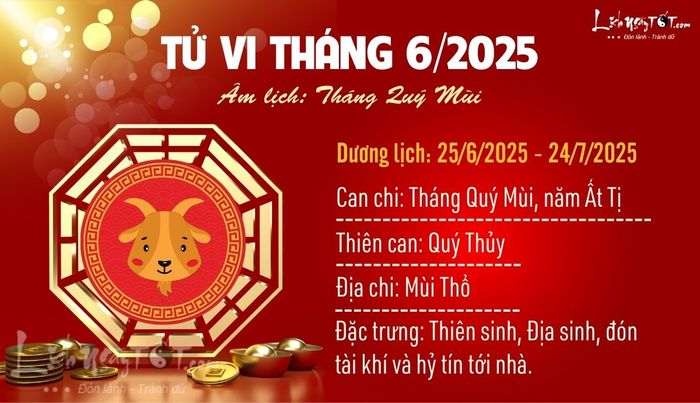 Tổng quan tử vi tháng 6/2025 âm lịch của 12 con giáp