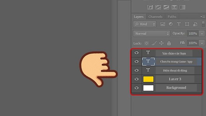 Hướng dẫn tạo ảnh GIF từ Layer trong Photoshop bước 1 (Hình minh họa)