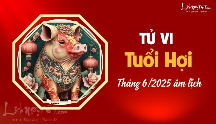 Tử vi tháng 6/2025 tuổi Hợi âm lịch