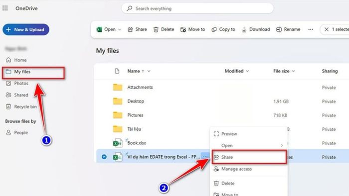 Hai cách tạo file Excel để chỉnh sửa chung 2