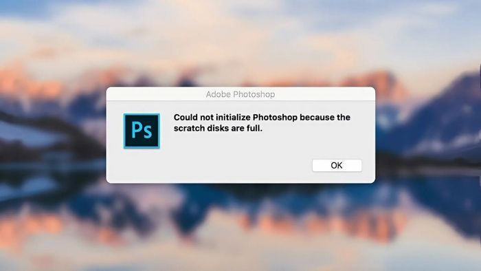 Việc xử lý tệp tin lớn có thể dẫn đến lỗi Photoshop bị treo hoặc hoạt động chậm, làm gián đoạn quá trình chỉnh sửa.