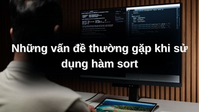 Những vấn đề phổ biến khi dùng hàm sort