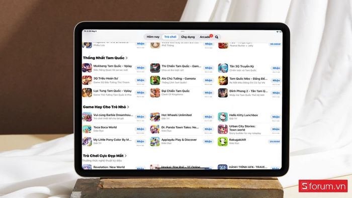 Hệ sinh thái Gaming trên App Store iPad Air M3 10