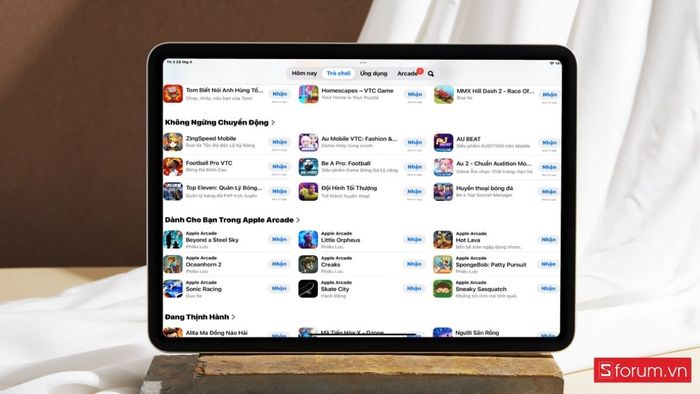 Hệ sinh thái Gaming trên App Store iPad Air M3 8