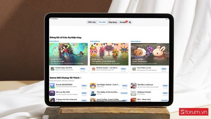 Hệ sinh thái Gaming trên App Store iPad Air M3 11