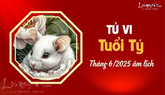 Tử vi tháng 6/2025 tuổi Tý âm lịch