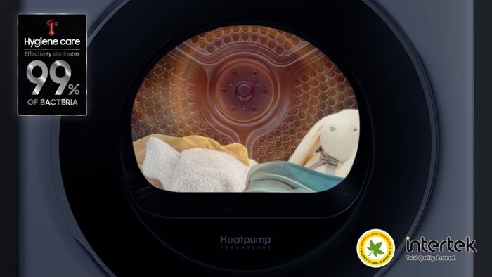 Công nghệ sấy diệt khuẩn Hygiene Care của Máy Sấy Samsung DV90T6240LB/SV
