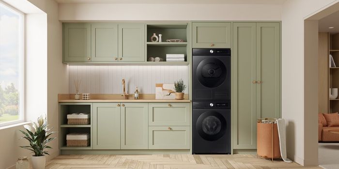 Máy Giặt Samsung WW10DB7U34GBSV thiết kế Bespoke hiện đại, sang trọng