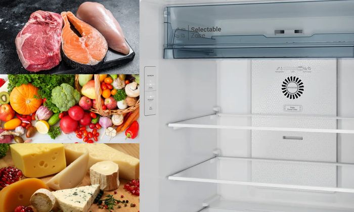 Tủ Lạnh Hitachi HRTN6379SUVN được thiết kế ngăn Selectable Zone linh hoạt