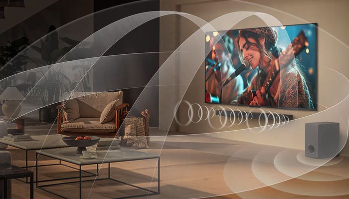 Dễ dàng đồng bộ Smart Tivi LG QNED 65QNED86ASA với LG Soundbar