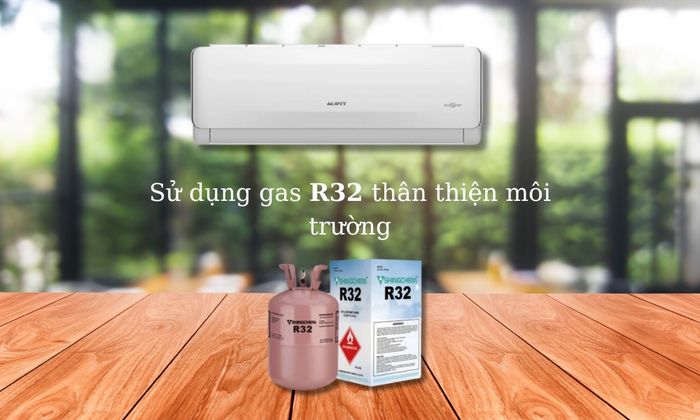 Máy Lạnh AUFIT AFW09FHA4DI-3VN sử dụng gas R32 thân thiện môi trường